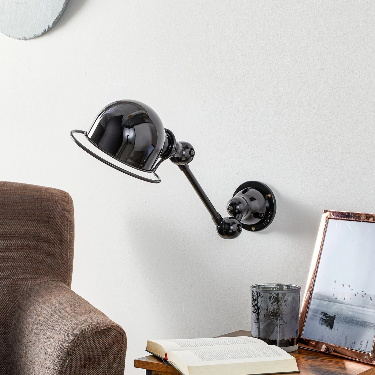 Jieldé Loft D2501 Flexible Wandleuchte, Schwarz – Bild 3