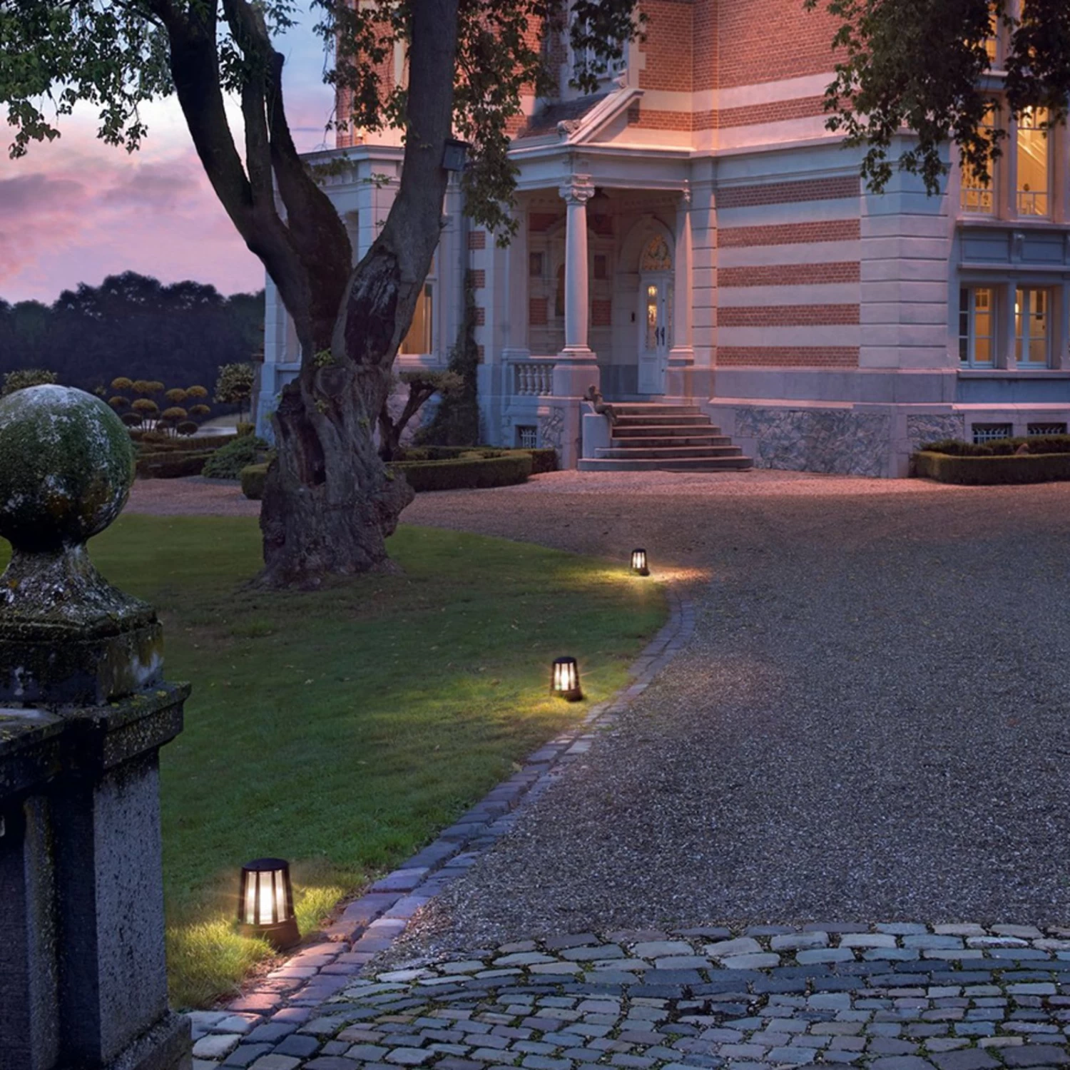 SLV Cone - Anthrazitfarbene Sockelleuchte , IP54 – Bild 3