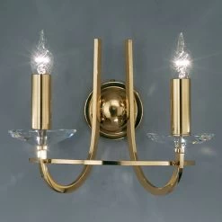 KOLARZ Imperial Wandleuchte, Messing, Zweiflammig