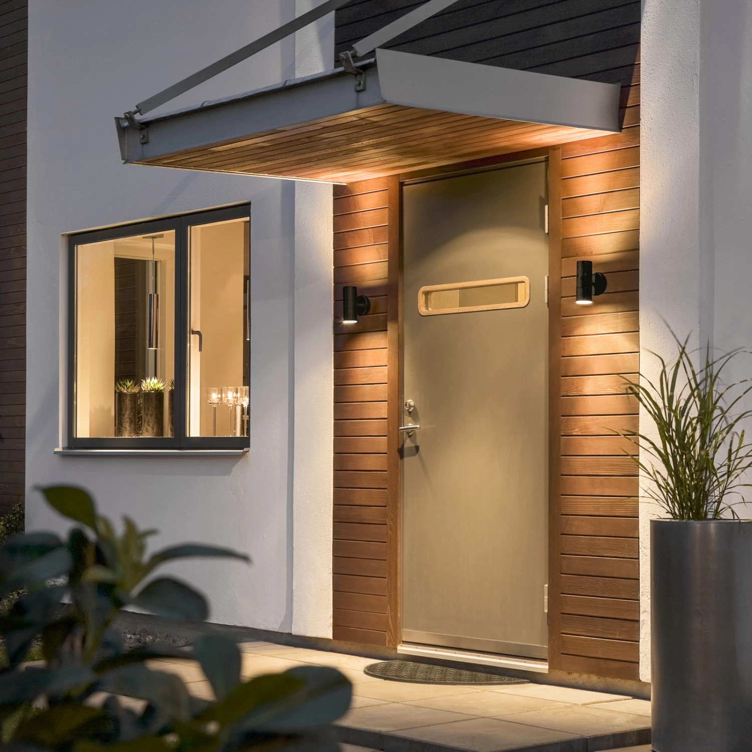 Konstsmide Außenwandleuchte Modena 7571 2fl., Schwarz – Bild 5