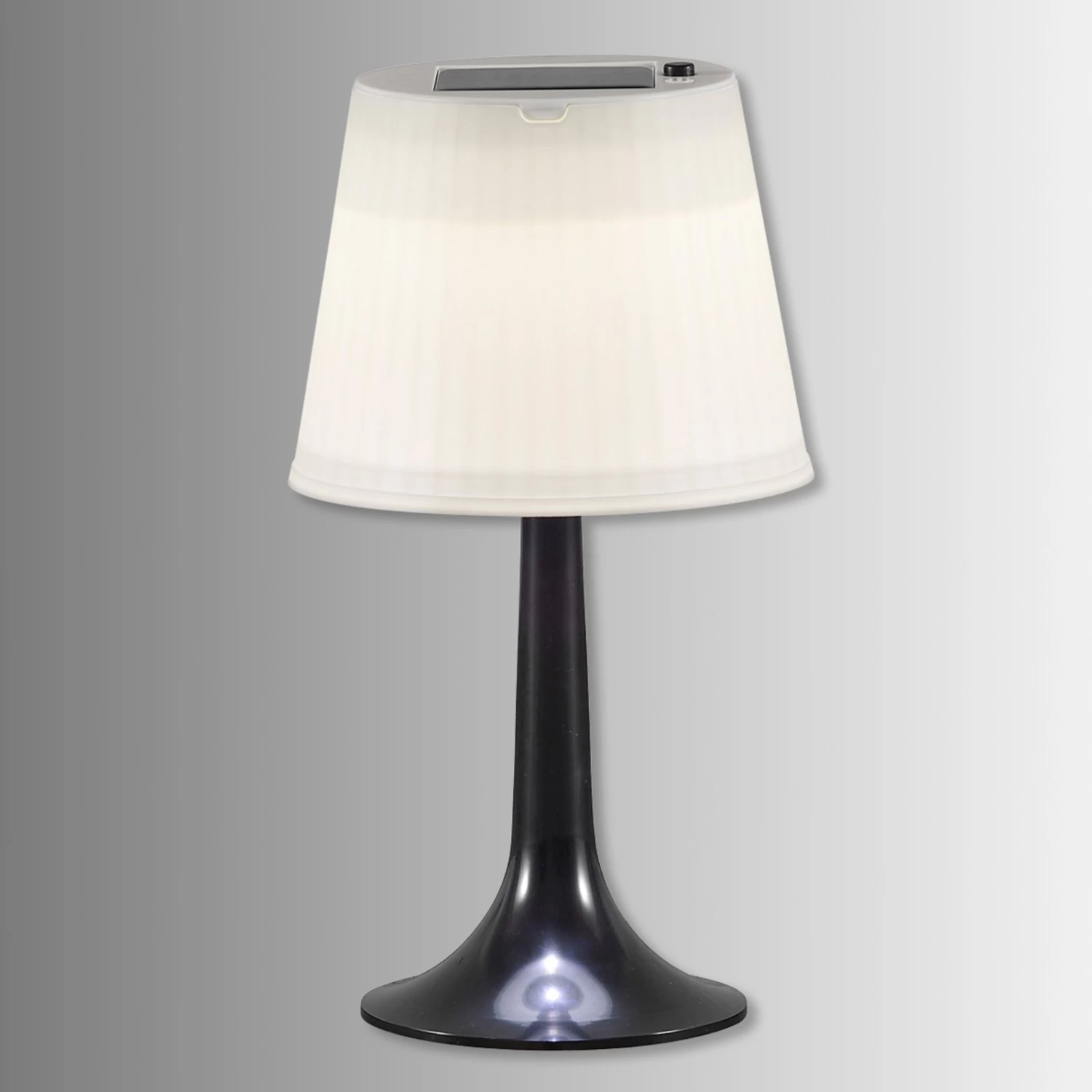 Konstsmide Schwarze LED-Solartischleuchte Assisi Sitra – Bild 2