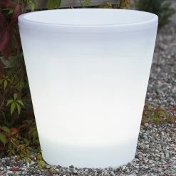 Konstsmide LED-Blumentopf Assisi Beleuchtet Ø 37 Cm