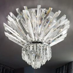 Kristalldeckenlampe Cristalli, 60 Cm