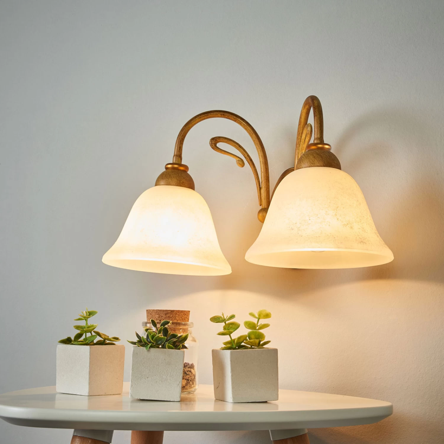 Wandleuche Antonio, Schirm Hängend 2-flammig – Bild 3