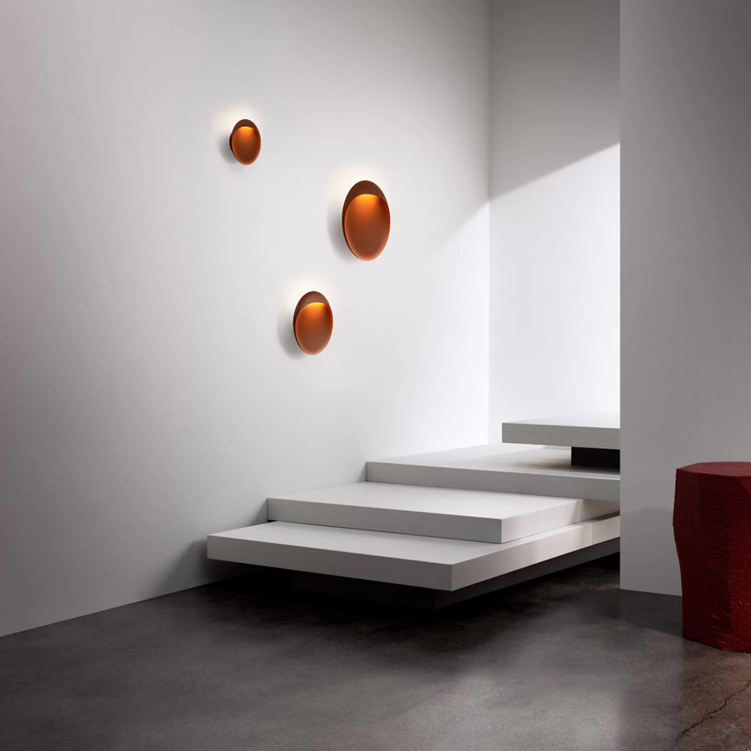 Louis Poulsen Flindt Wandlampe Ø20cm Corten 3.000K – Bild 3