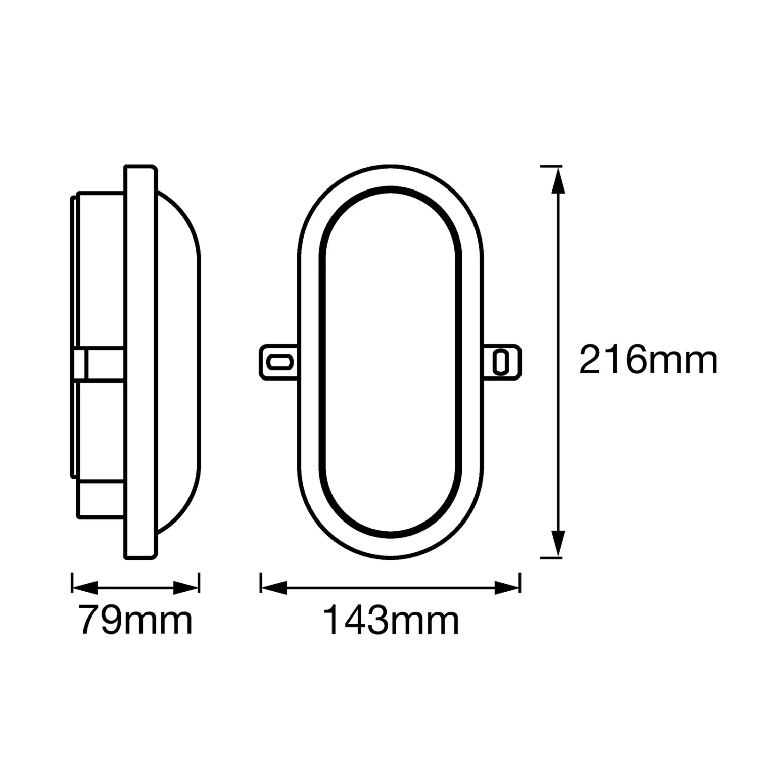 LEDVANCE Bulkhead LED-Außenwandlampe 11W Schwarz – Bild 9