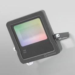 LEDVANCE SMART+ WiFi Floodlight, RGBW, Grau, 30W