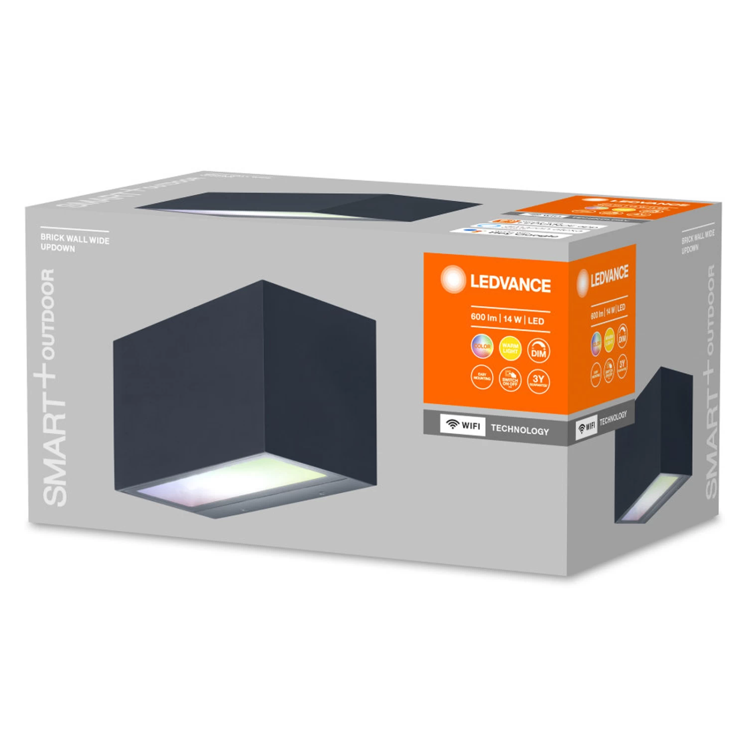 LEDVANCE SMART+ WiFi Outdoor Brick Wide Dunkelgrau – Bild 4