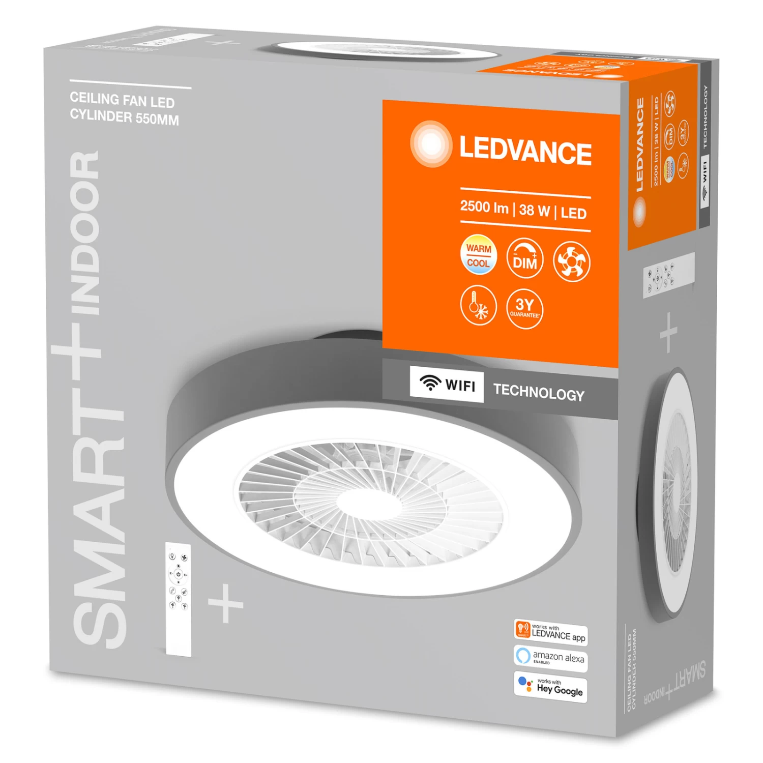 LEDVANCE SMART+ WiFi LED-Deckenventilator Cylinder – Bild 5