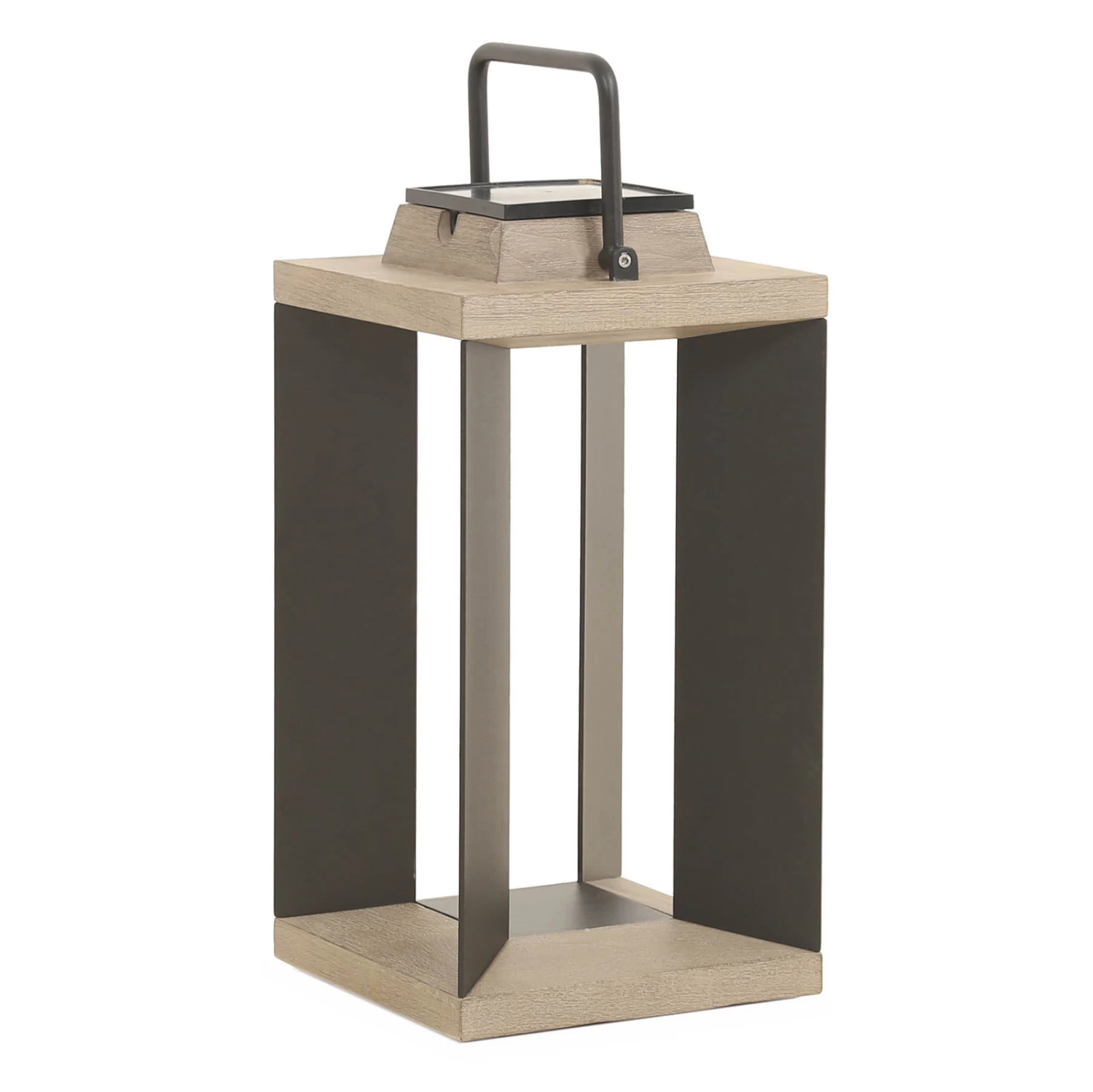 Solarlaterne Teckalu, Duratek/Alu Schwarz, 45,5cm – Bild 5