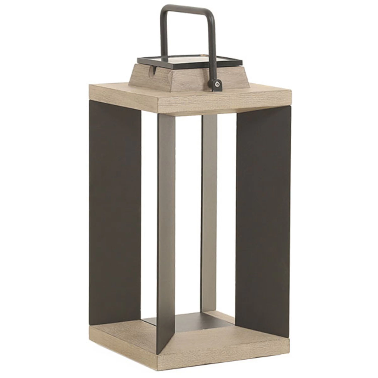 Solarlaterne Teckalu, Duratek/Alu Schwarz, 45,5cm – Bild 6