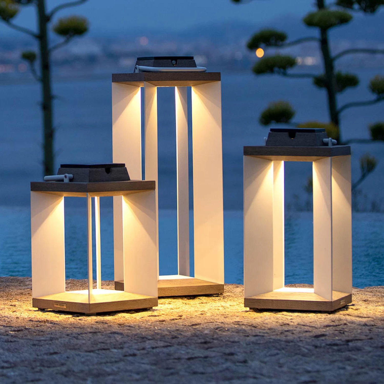 Solarlaterne Teckalu, Duratek/weiß, 36,5cm – Bild 9