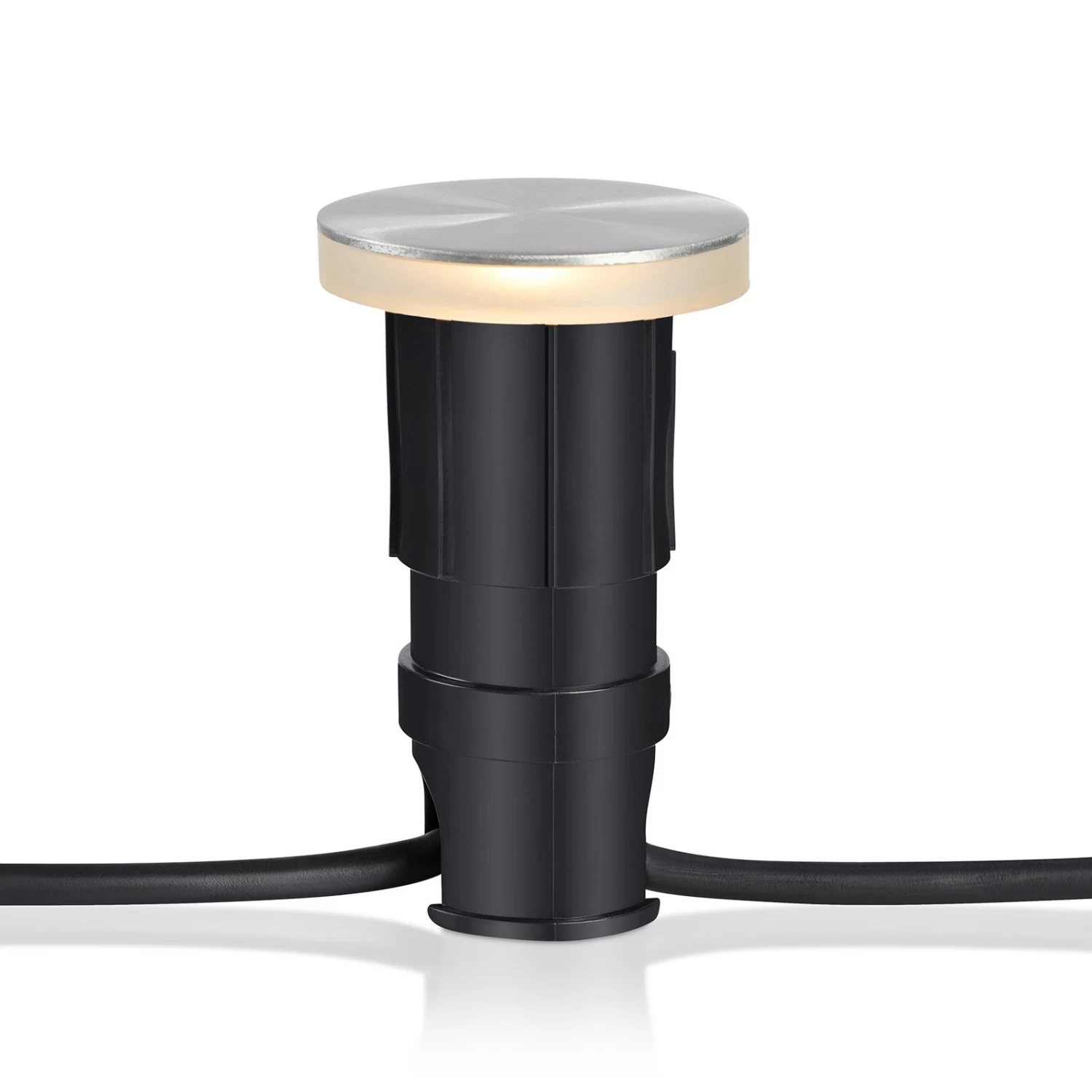 Markslöjd Garden 24 Decklight Silber Licht Seitlich Ø6cm