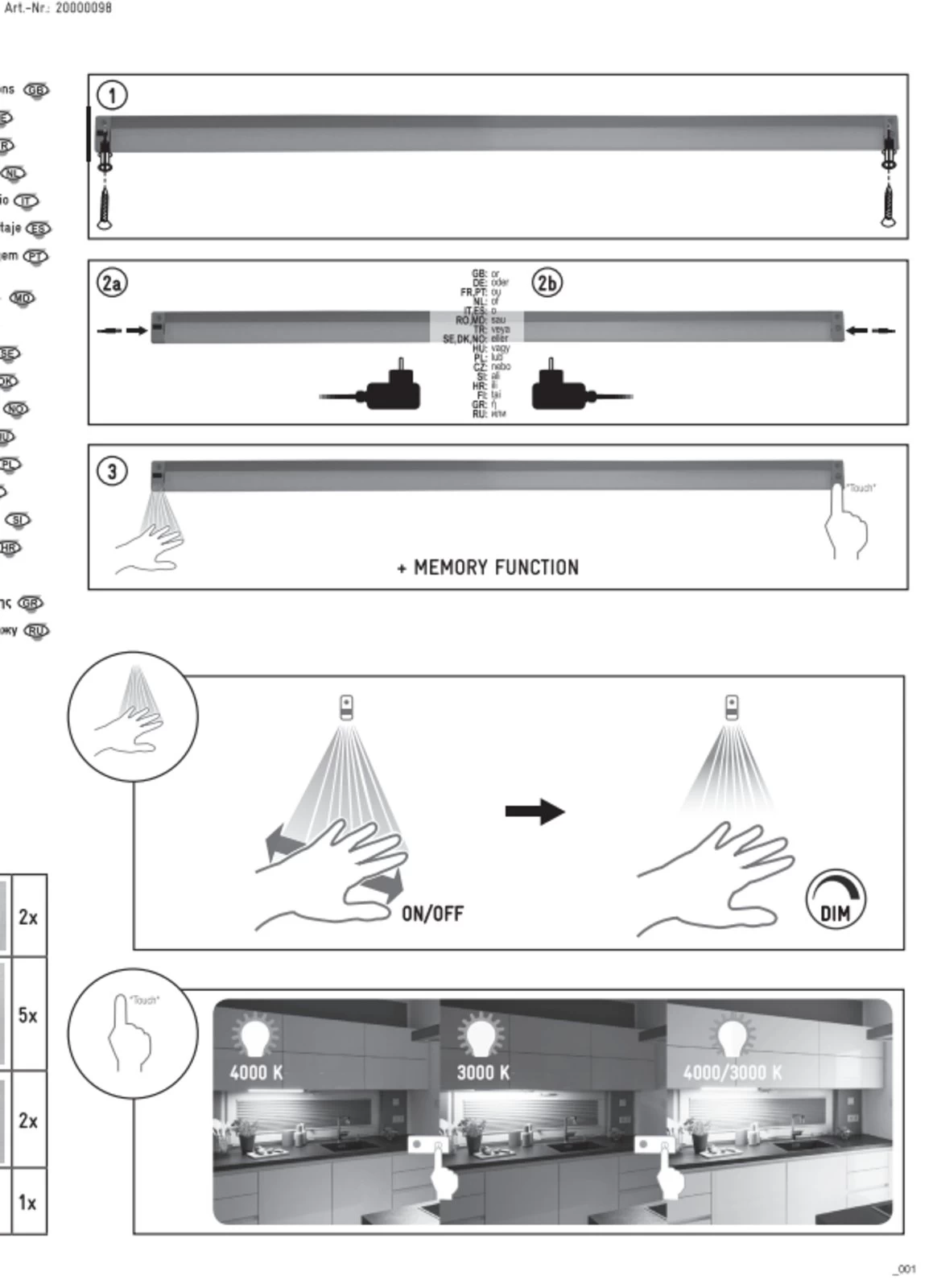 Müller Licht Olus Sensor 80 LED-Unterbauleuchte – Bild 8