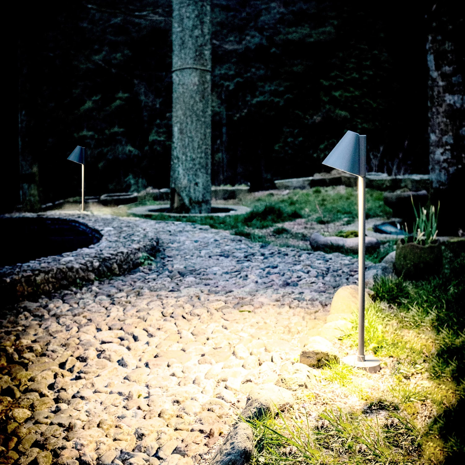 Megatron Gartia Schirm Außenleuchte Erdspieß – Bild 3