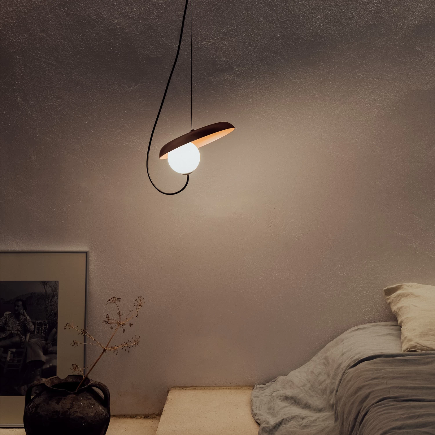 Milan Wire Hängeleuchte Ø 24 Cm Kupfer Metallic – Bild 2