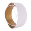 Lampenschirm Chloe, Ø 50cm, Außen Weiß, Innen Gold
