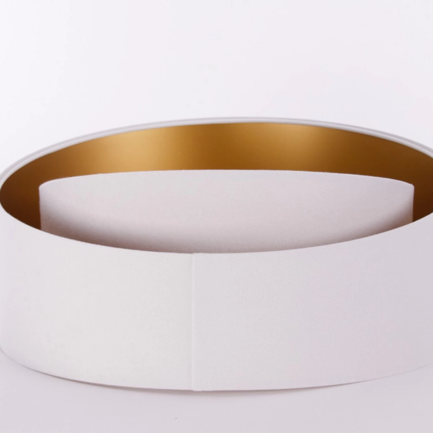 Lampenschirm Chloe, Ø 50cm, Außen Weiß, Innen Gold – Bild 4