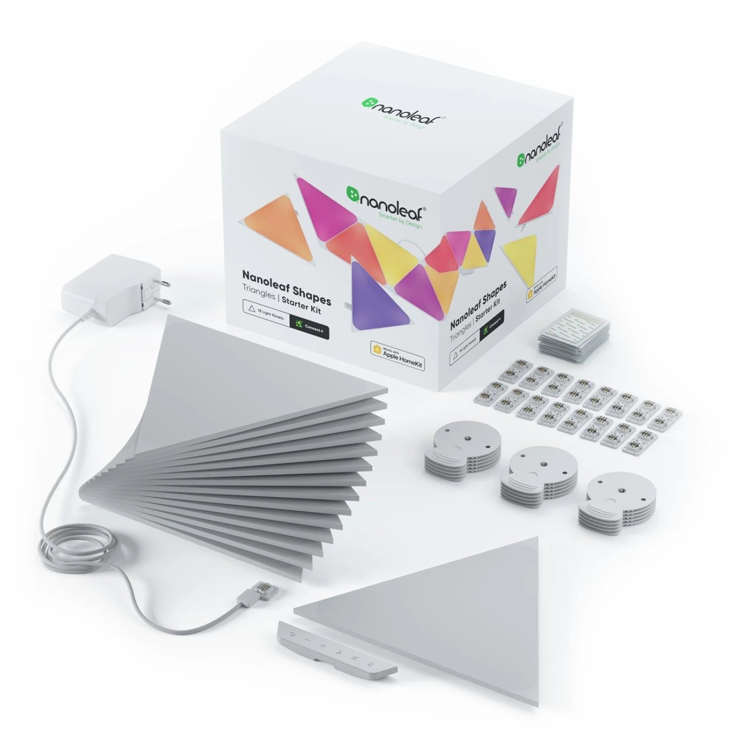 Nanoleaf Shapes Triangles, Starter Set, 15 Panels