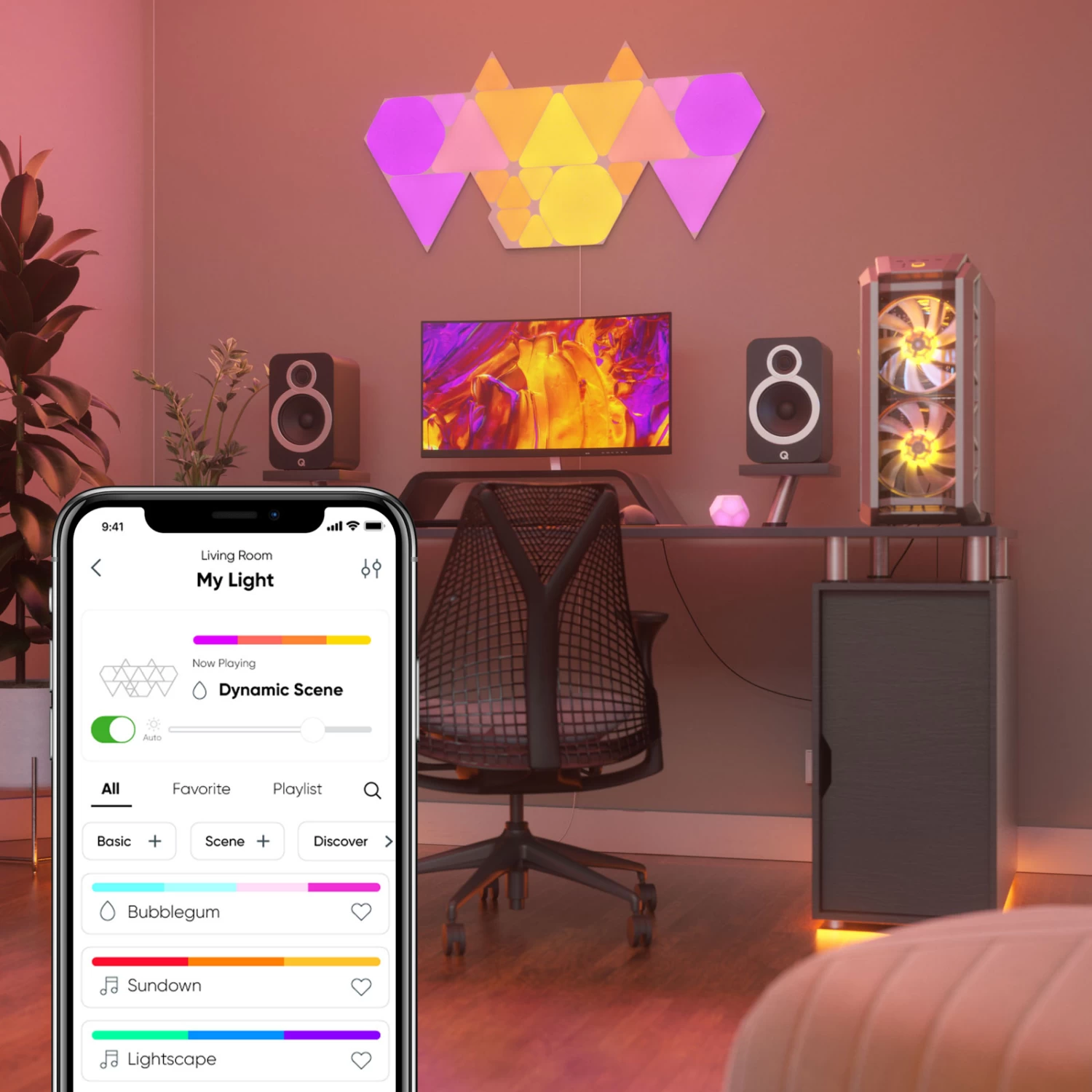 Nanoleaf Shapes Mini Triangles 5er Starter Set – Bild 4