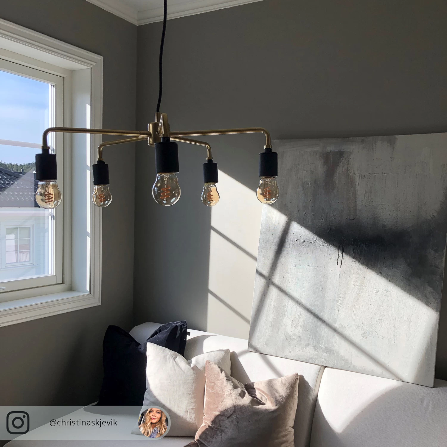 Audo Leonard Hängeleuchte Aus Massivem Messing – Bild 5