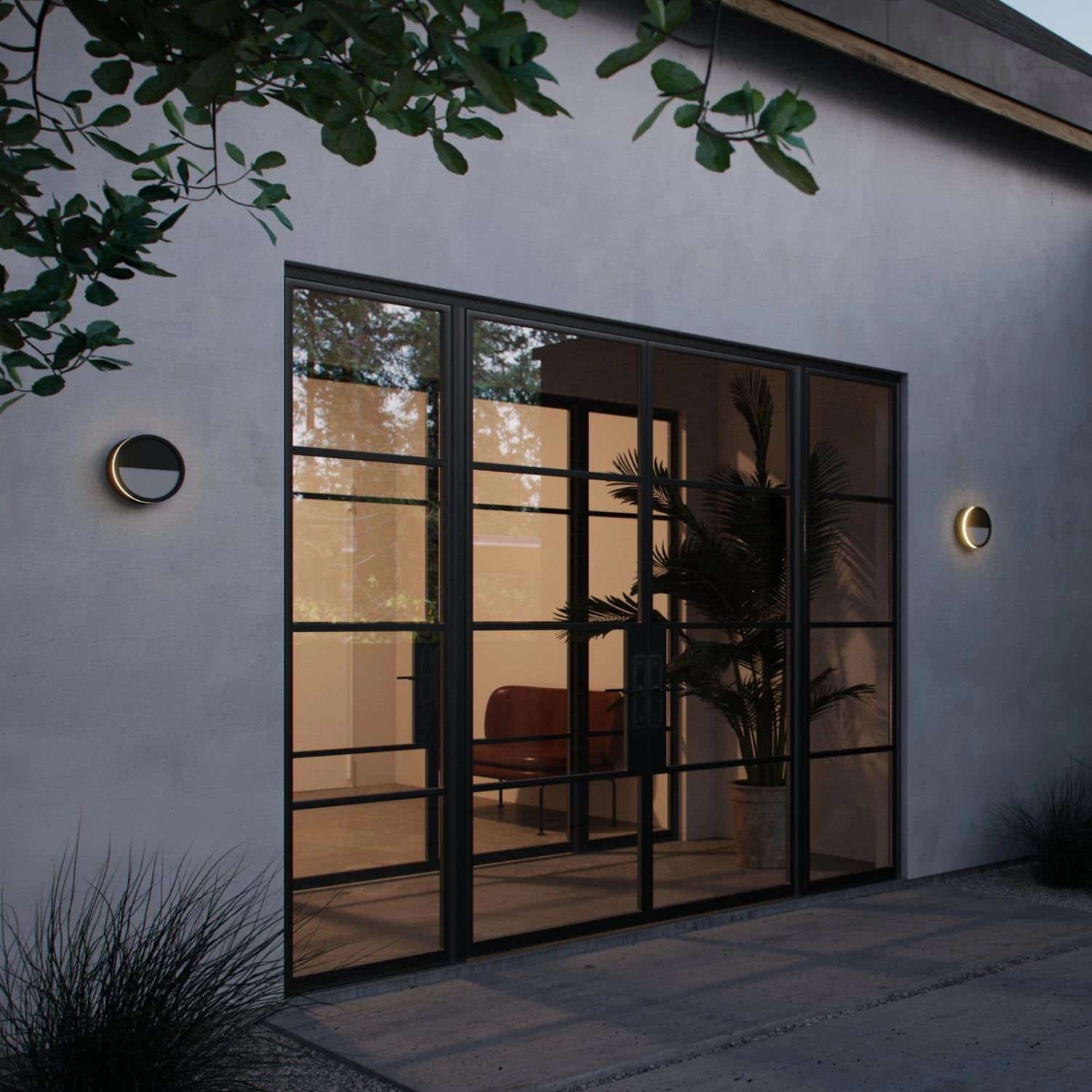 Nordlux LED-Außenwandleuchte Ava Smart, Schwarz – Bild 8