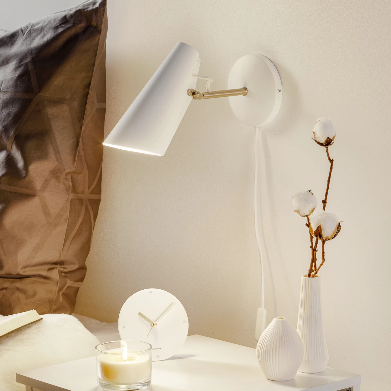 Northern Birdy Retro-Spot In Weiß – Bild 2