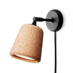 New Works Material Originals Wandlampe Kork Natur