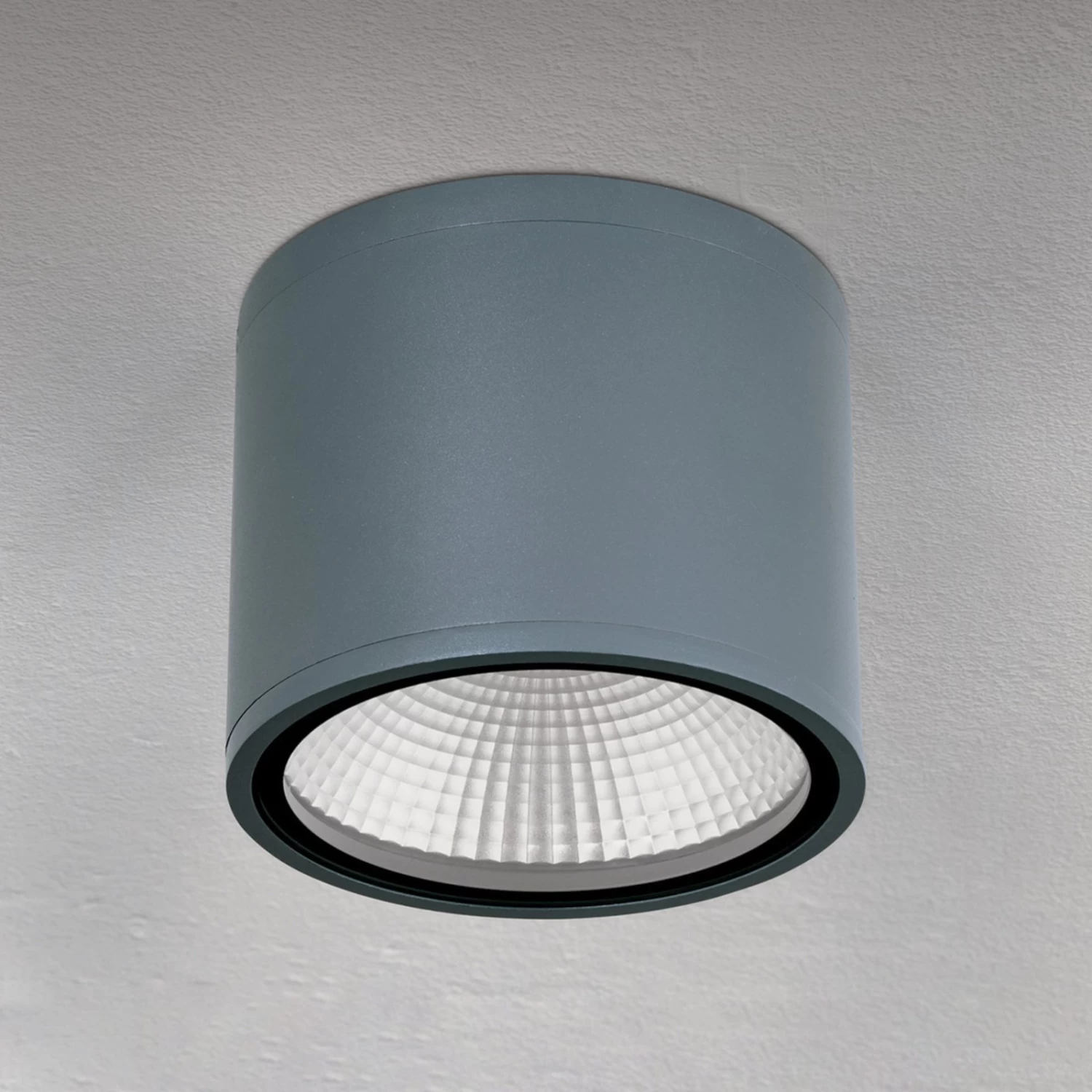 LED-Deckenstrahler Sputnik IP65 Ø 14,5cm Anthrazit