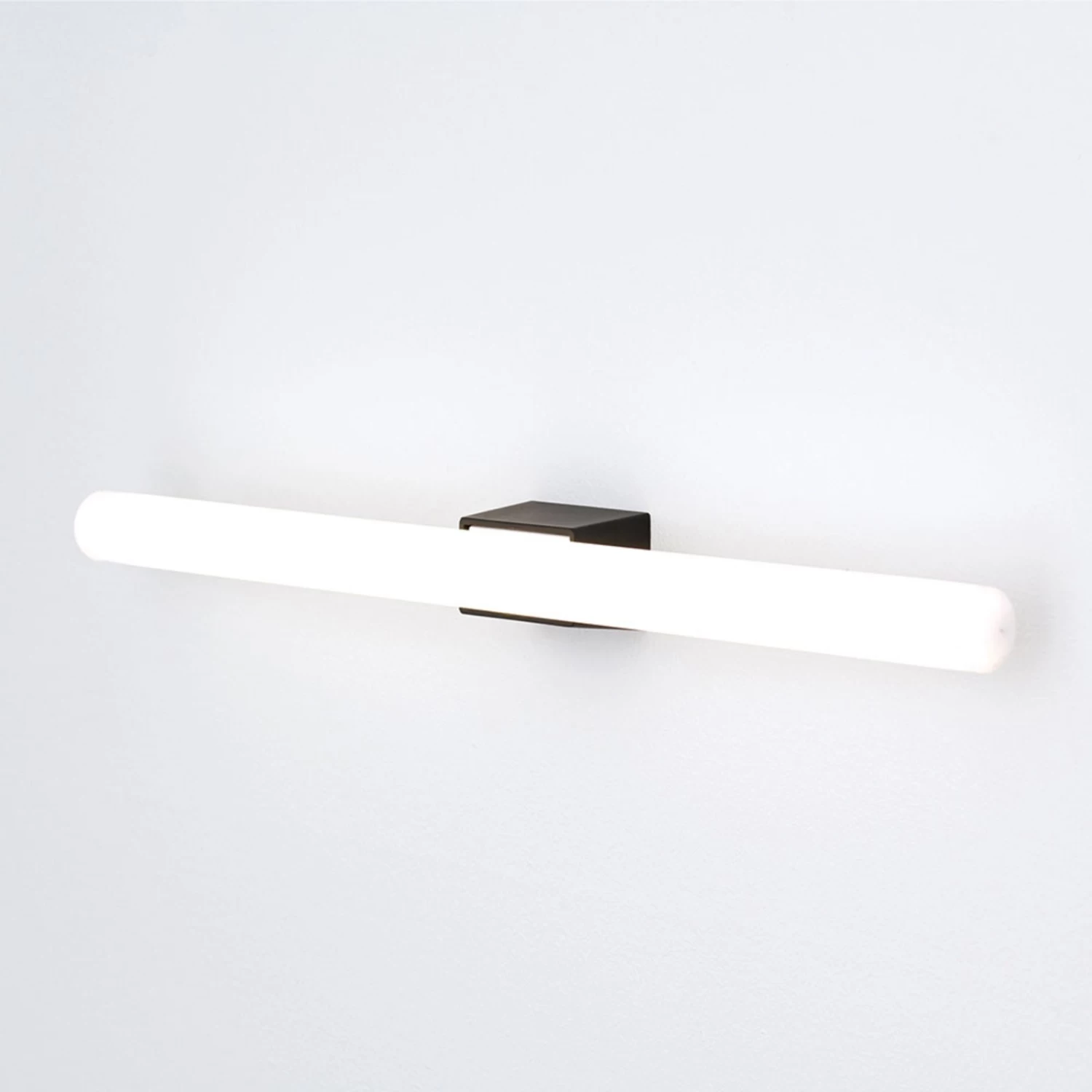 LED-Spiegelleuchte Visagist, Halterung Schwarz