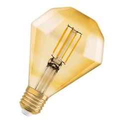 OSRAM LED-Lampe E27 4W Vintage Diamond 824 Gold
