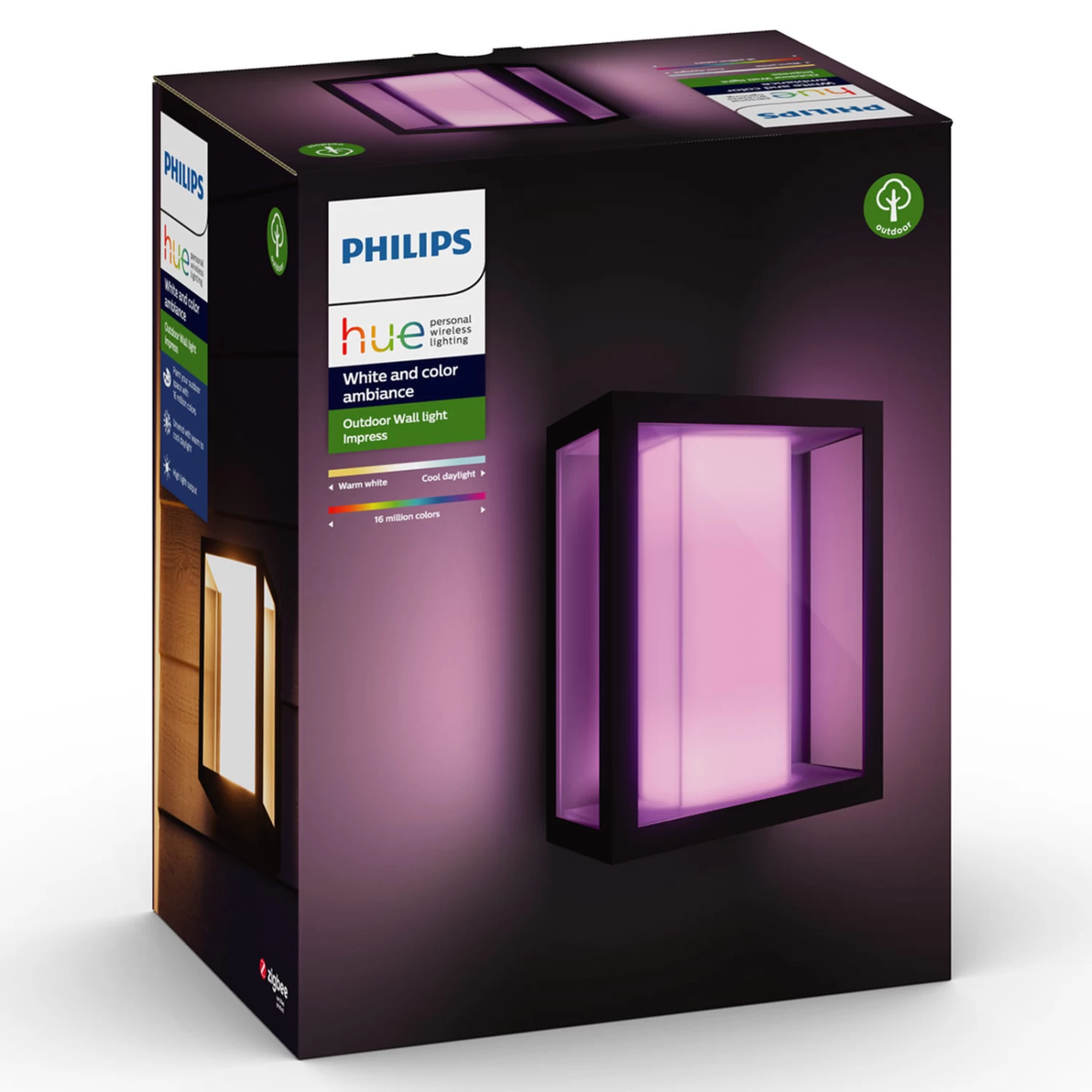 Philips Hue White+Color Impress Wandleuchte Breit – Bild 9