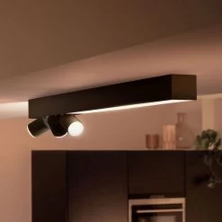 Philips Hue Centris Deckenspot Dreiflammig Schwarz