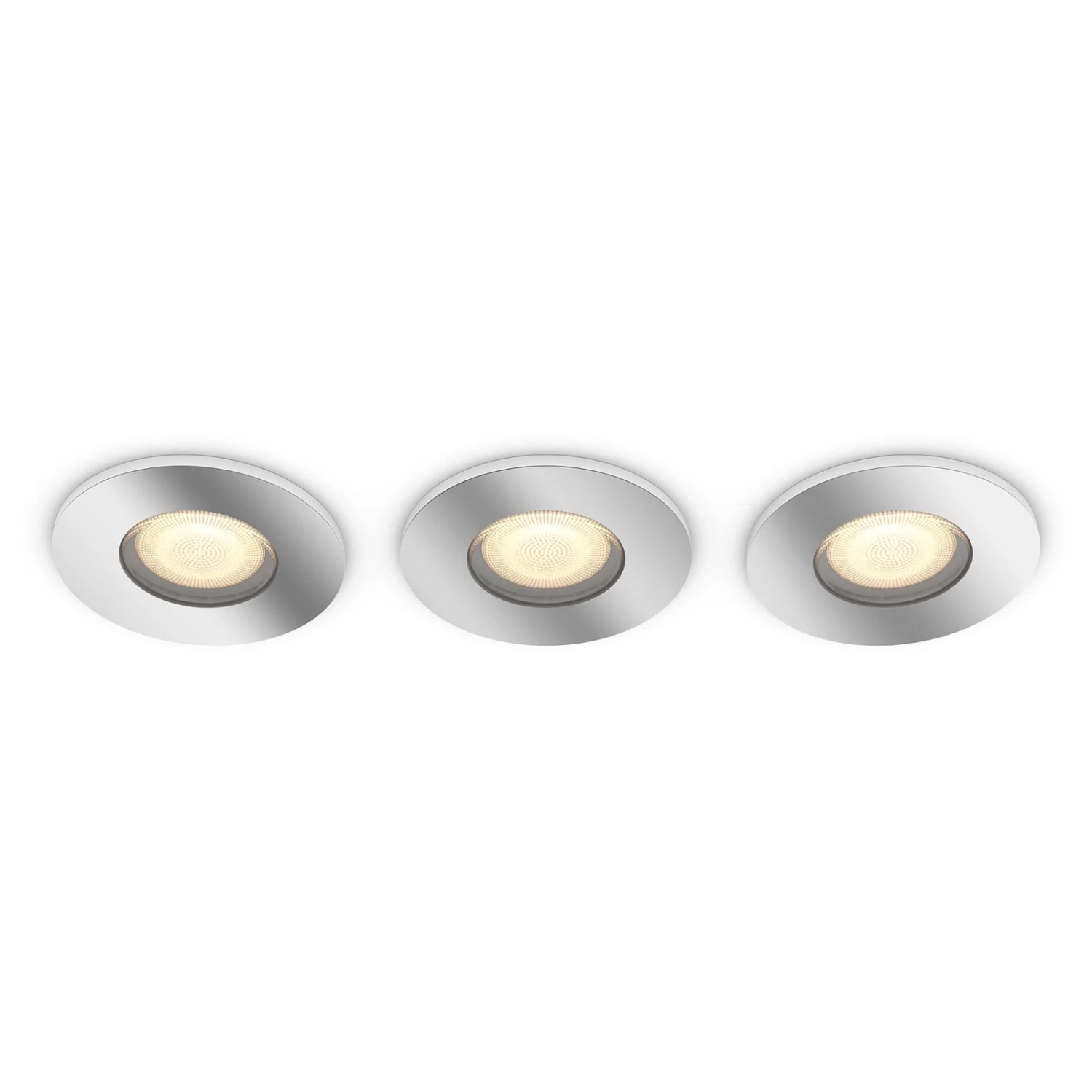 Philips Hue White Ambiance Adore Einbauspot, 3er