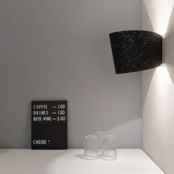 ALMUT 1411 Wandleuchte Zylindrisch Aus Kork