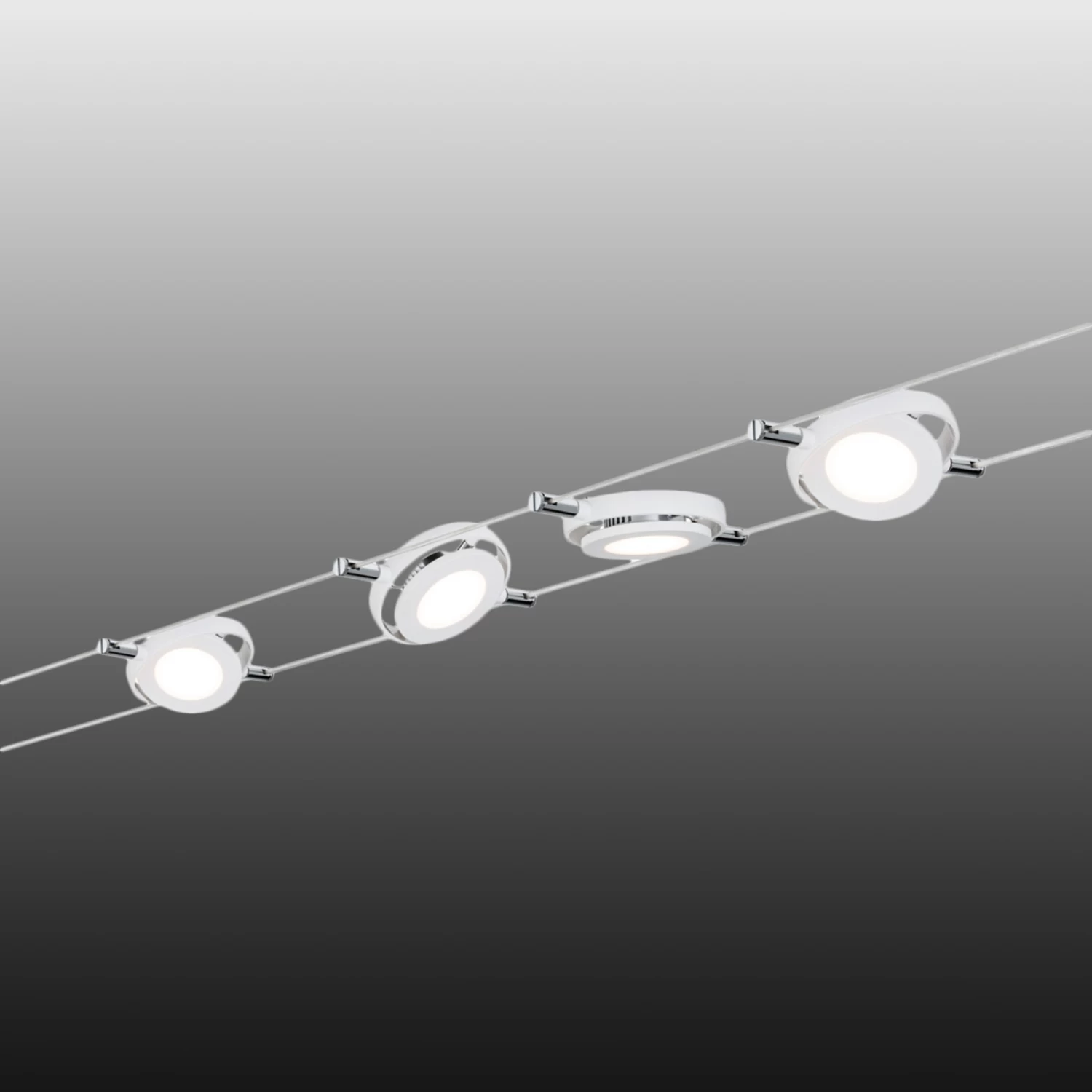 Paulmann RoundMac LED-Seilsystem 4-flammig