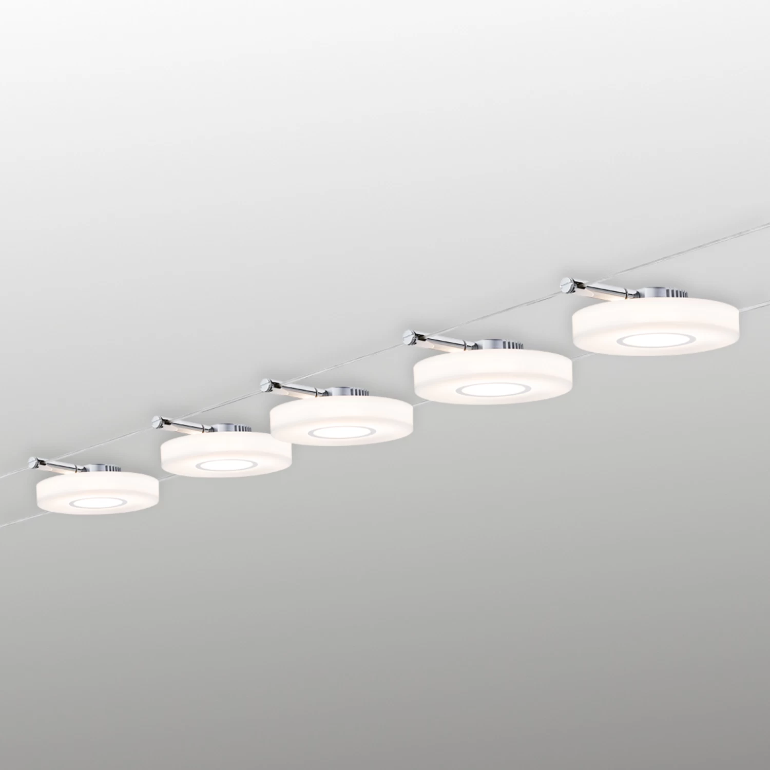 Paulmann DiscLED I Seilsystem Komplett-Set, 5flg.