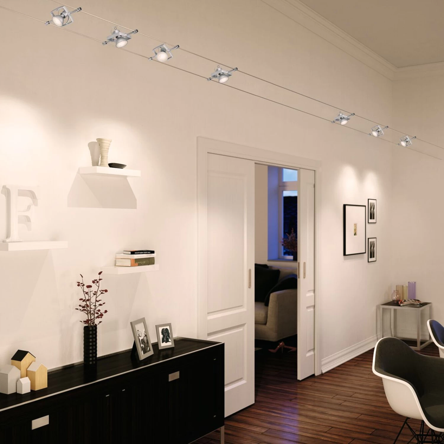 Paulmann Mac II Spot Für Seilsystem, Chrom Matt – Bild 4