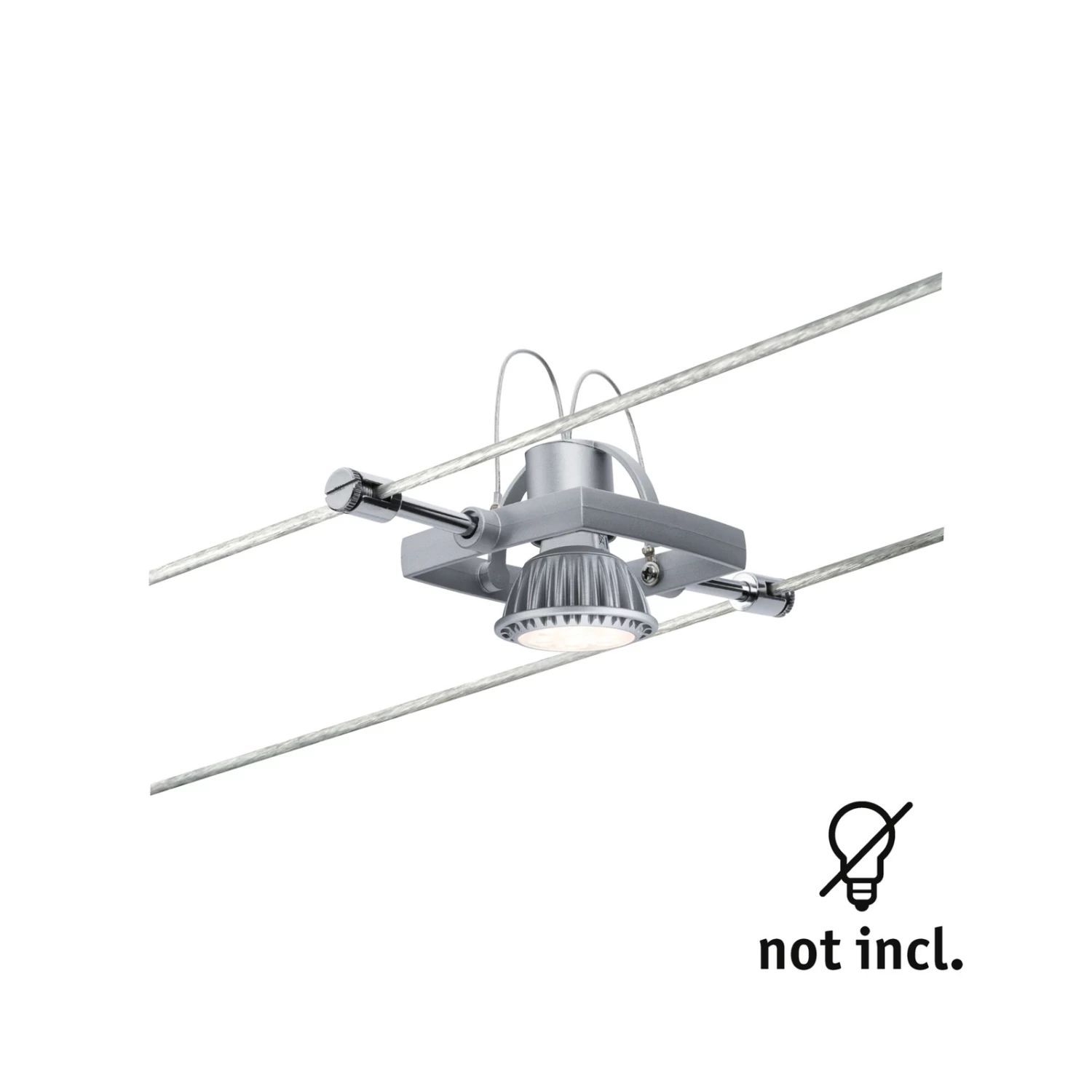 Paulmann Mac II Spot Für Seilsystem, Chrom Matt – Bild 7