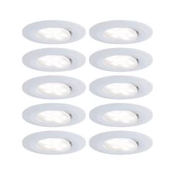 Paulmann Calla Schwenkbar Dim Ø9cm 840 10er Weiß