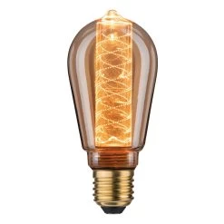 Paulmann LED-Lampe E27 ST64 4W Inner Glow Spiralmuster