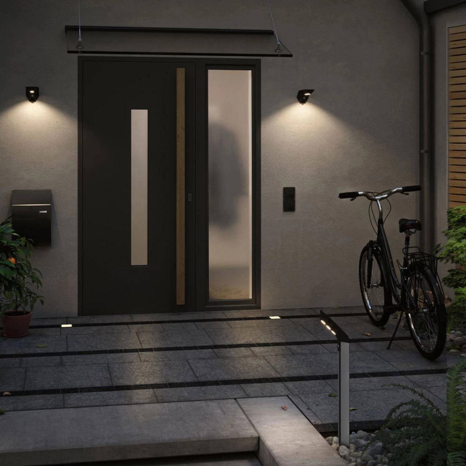 Paulmann Soley Solar-Wandlampe ZigBee Anthrazit – Bild 4