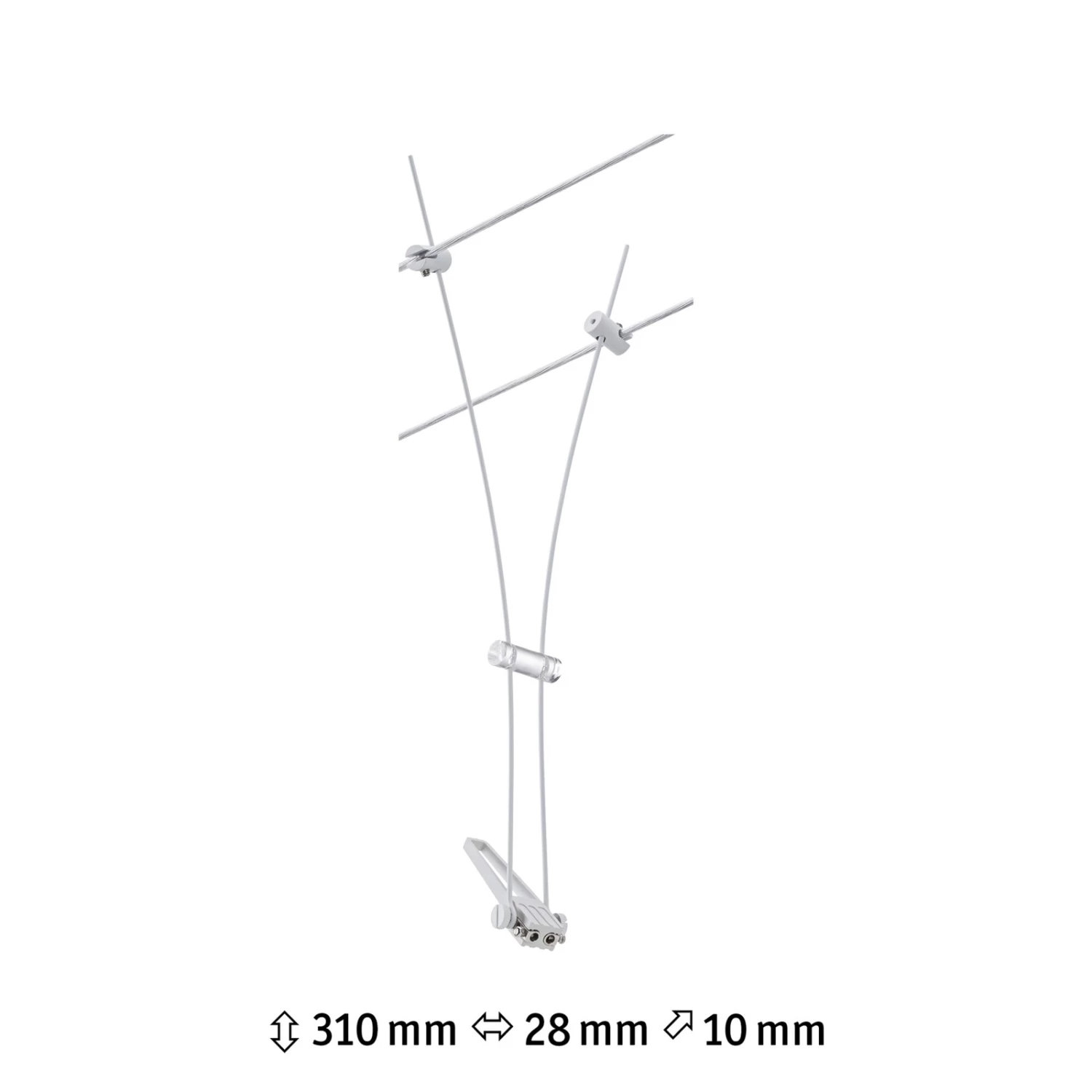 Paulmann Comet Einzelspot Für Seilsystem, Weiß – Bild 4
