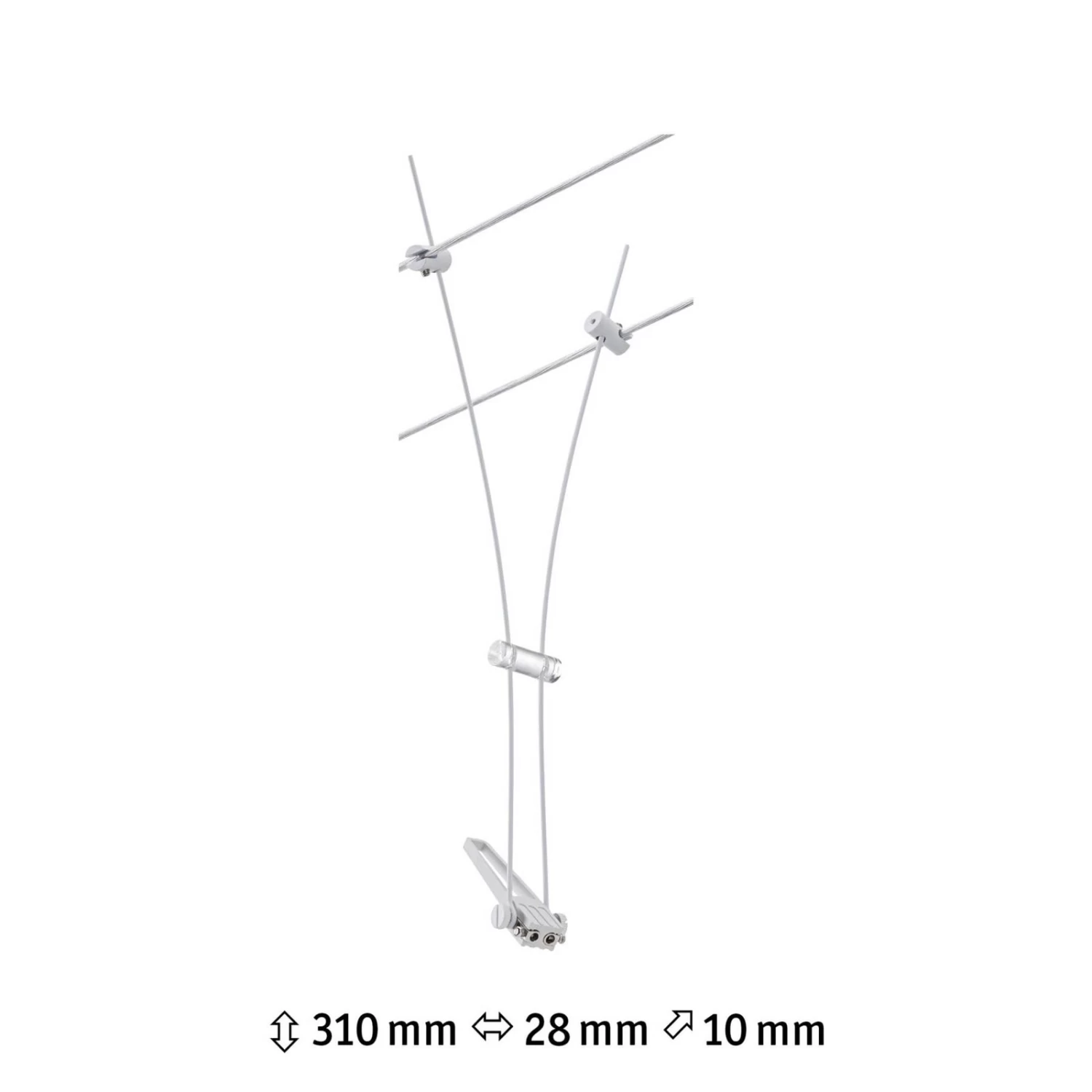 Paulmann Comet Einzelspot Für Seilsystem, Weiß – Bild 9