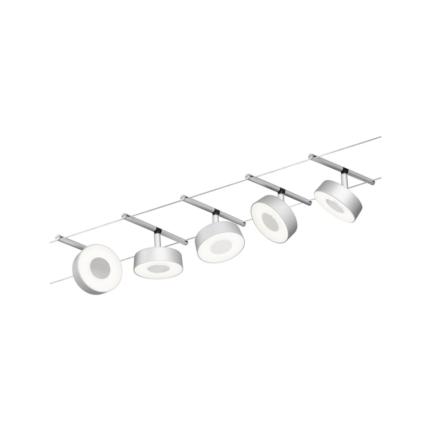 Paulmann Circle LED-Seilsystem 5fl. Chrom Matt – Bild 2