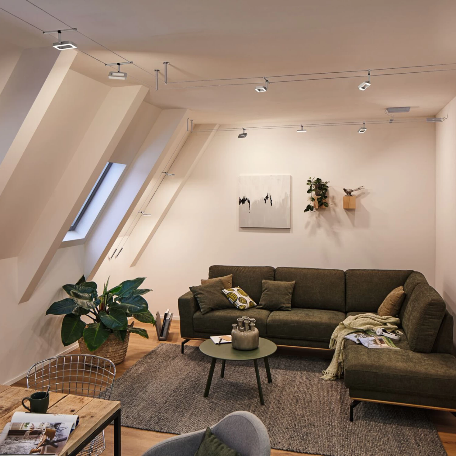 Paulmann Frame LED-Seilsystem 5fl. Chrom Matt – Bild 9