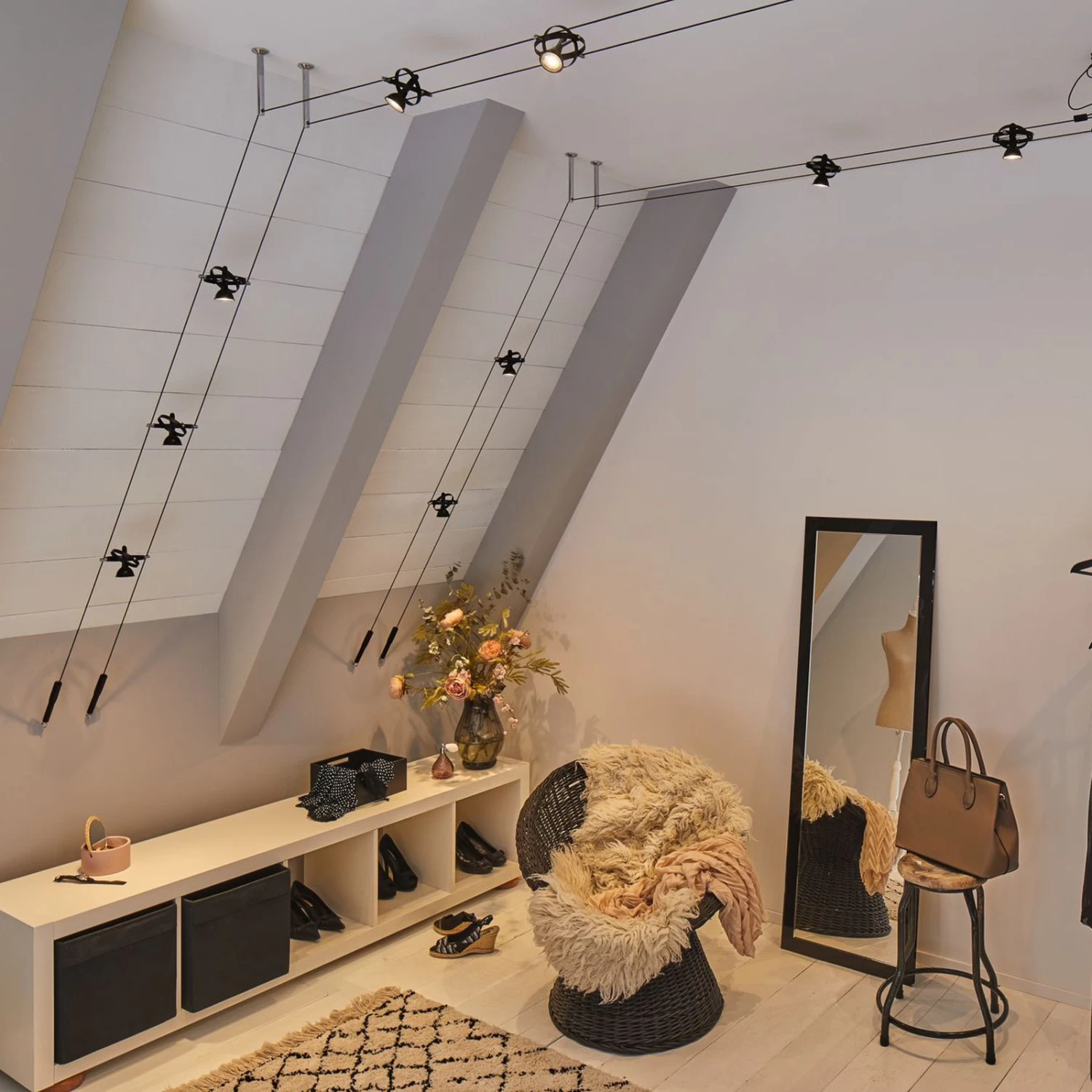 Paulmann Cardan Seilsystem Achtflammig, Schwarz M. – Bild 6