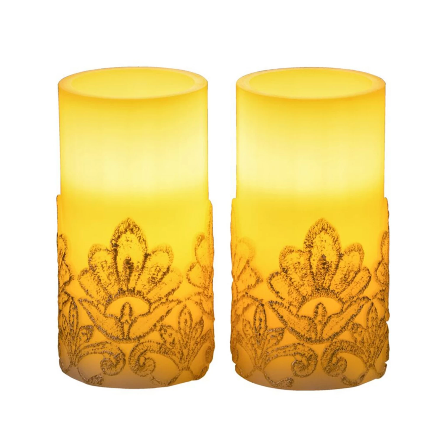 Pauleen Cosy Charm Candle LED-Kerze 2er Set, Wachs – Bild 5