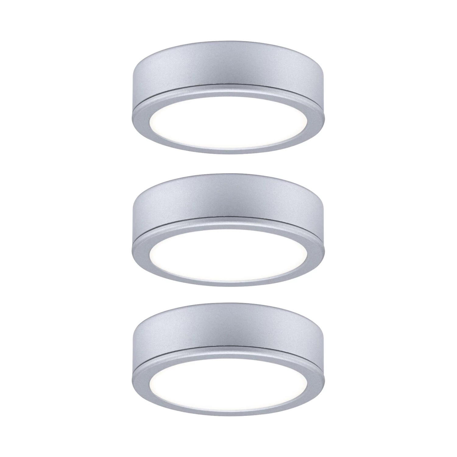 Paulmann Pukk LED-Unterschranklampe 3er-Set, Chrom