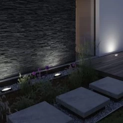 Paulmann Flotas LED-Wallwasher Zum Bodeneinbau